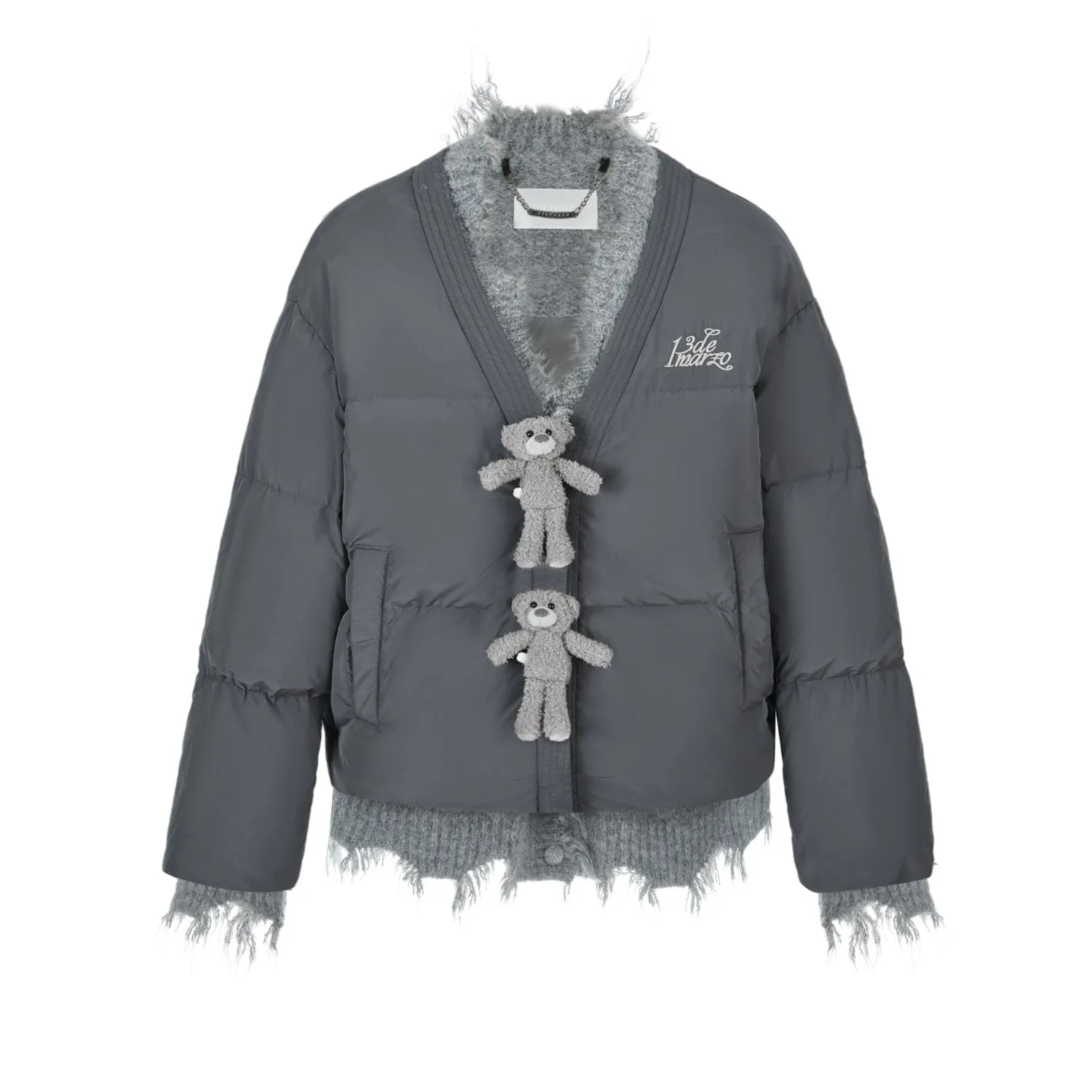 Bear Rough Edge Down Jacket