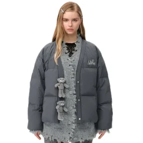 Bear Rough Edge Down Jacket