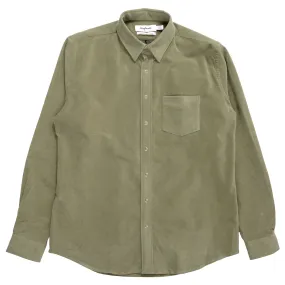 Shirt Button Under Moleskin - Olive