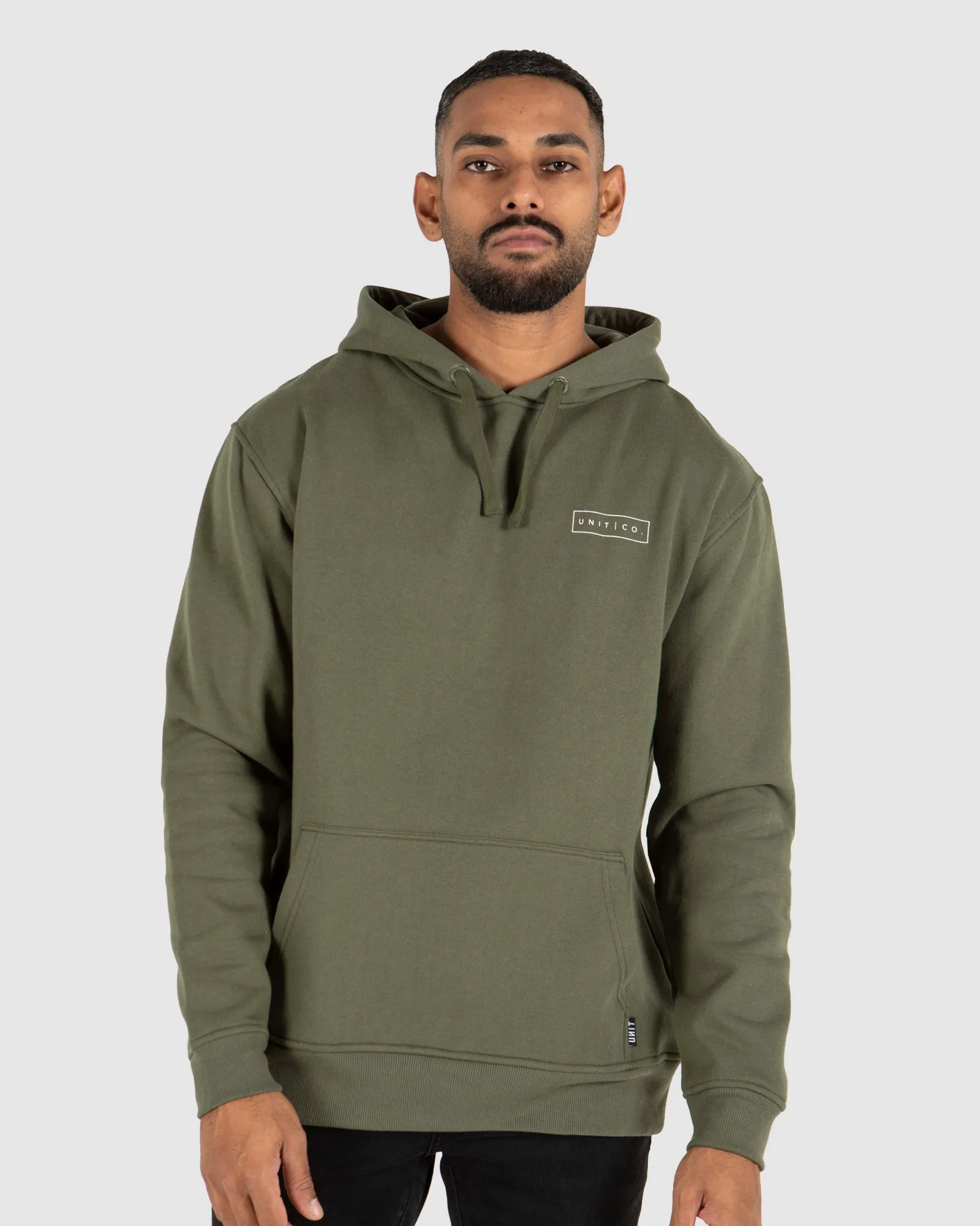 UNIT Mens Cubic Pull Over Hoodie