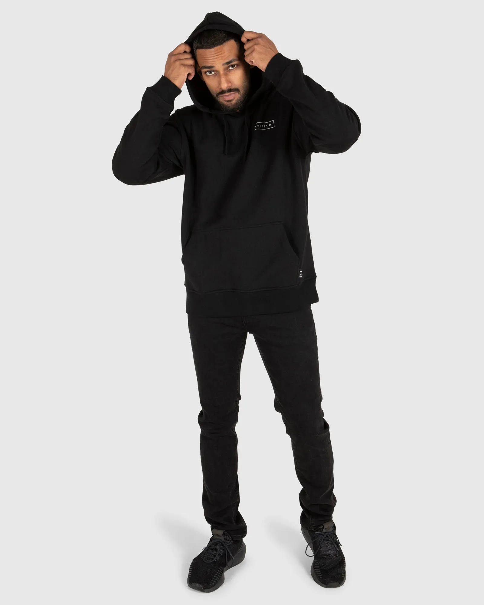 UNIT Mens Cubic Pull Over Hoodie