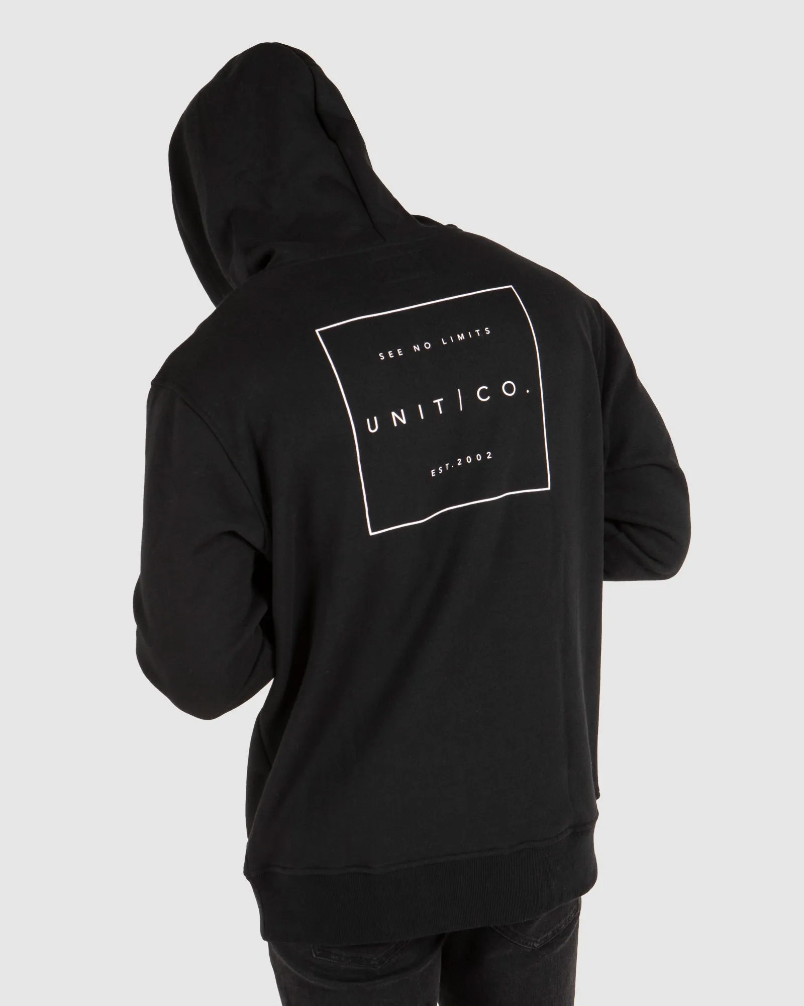 UNIT Mens Cubic Pull Over Hoodie
