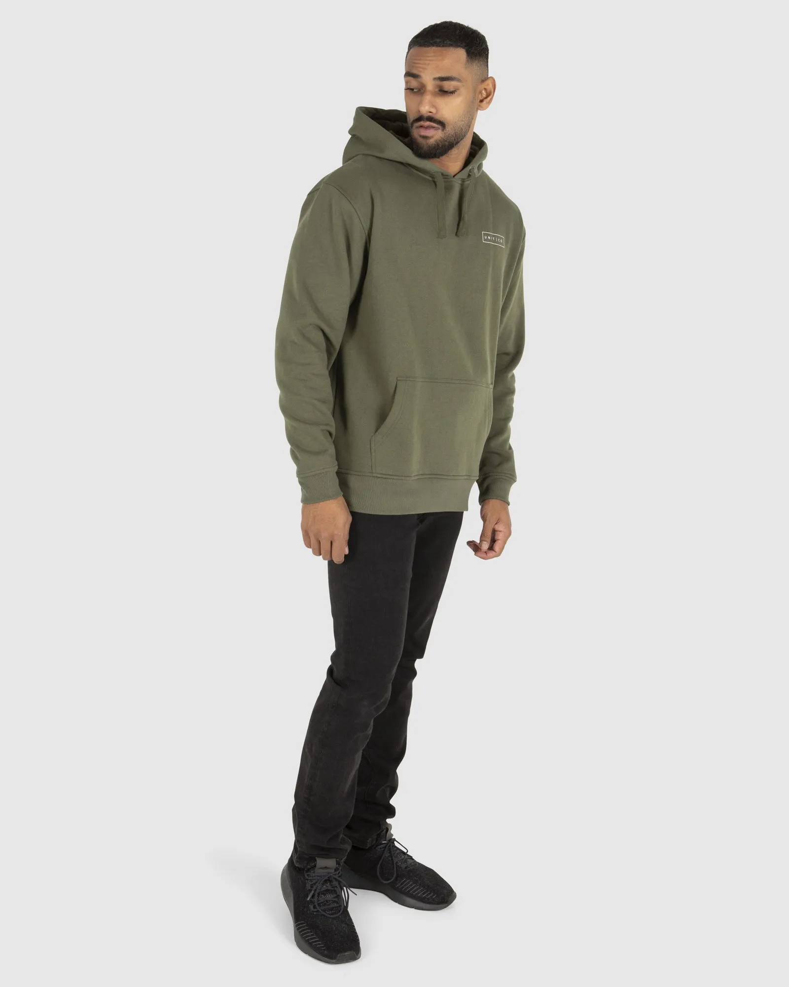 UNIT Mens Cubic Pull Over Hoodie
